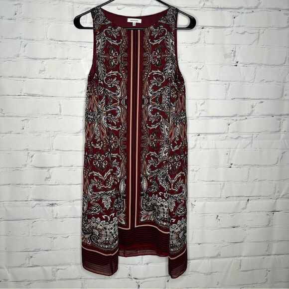 Max Studio small dark red dress - Picture 1 of 6